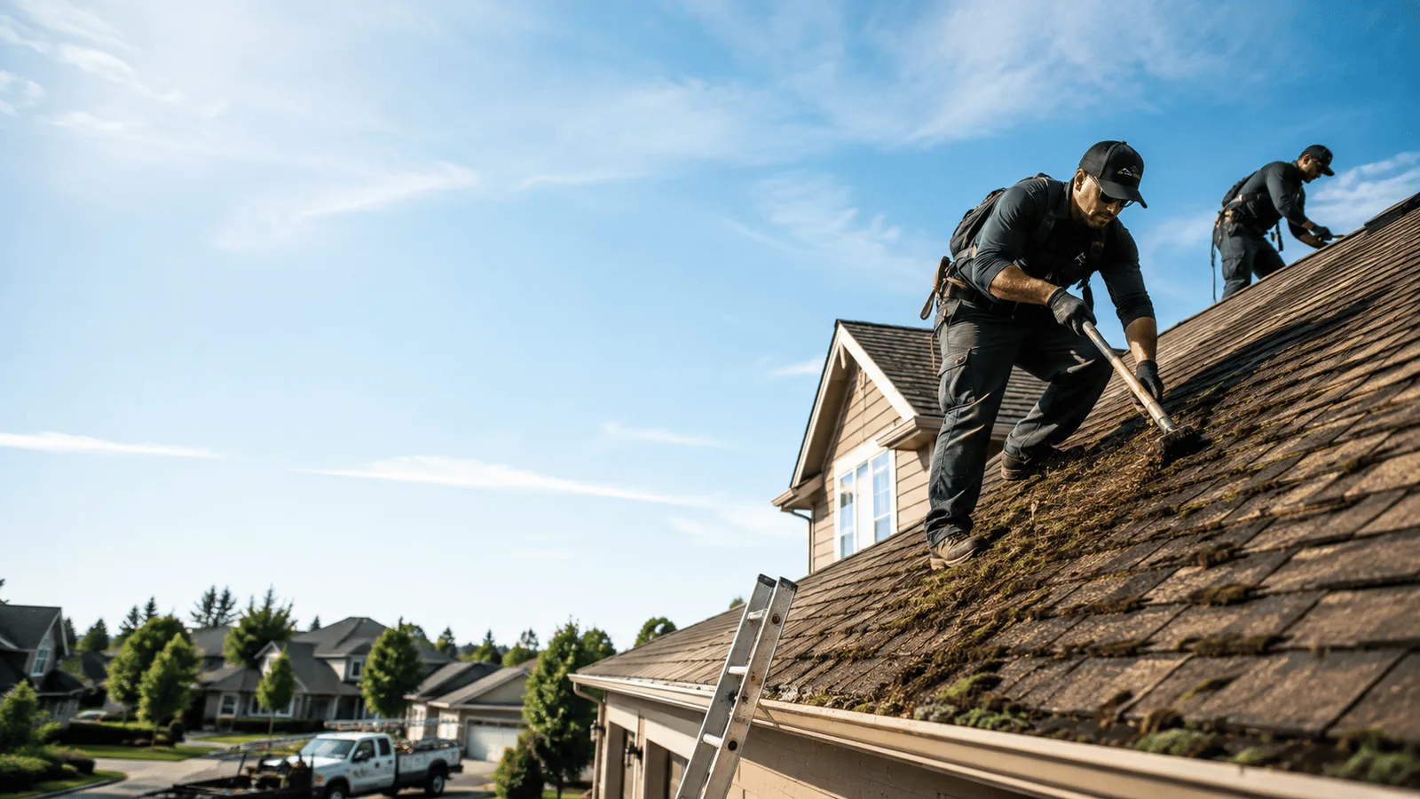 Roof Moss Removal in Lansford, ND near me